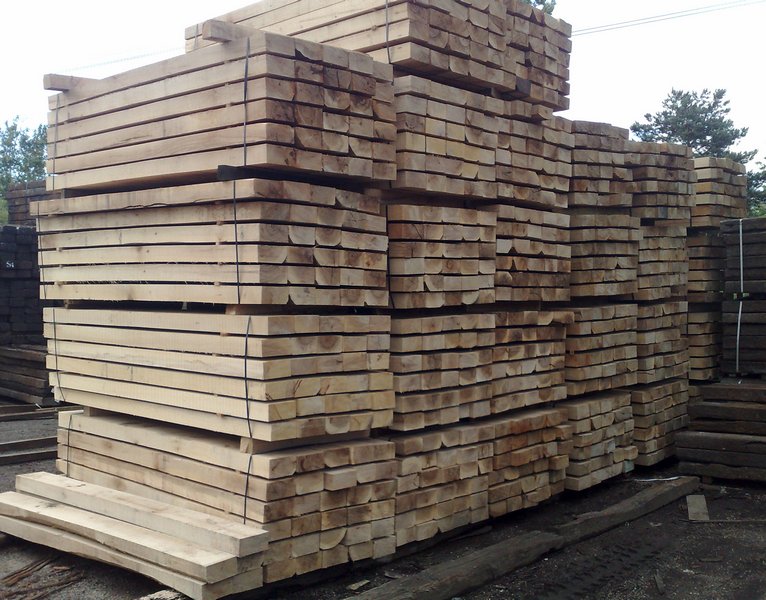 New Untreated European Oak Sleeper